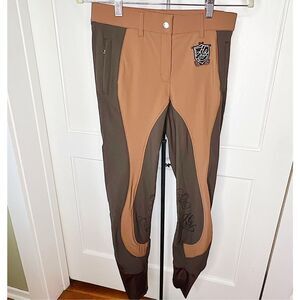 Horze Crescendo Kiana Full Seat Breeches Dark Brown/Cocoa Brown Size 26